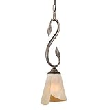 Capri - 1 Light Mini Pendant Lighting Fixture - Black Walnut Bronze - Excavation Glass - B2834