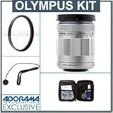 Olympus M.Zuiko Digital ED 40-150mm f/4.0-5.6 Camera Lens - Silver - Bundle ....