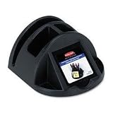 Search : Desk Director ™ 6-Compartment Organizer, 5-1/4w x 5-7/8d x 5-1/8h, Black (RUB86024)