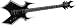 B.C. Rich TWBSTO Trace Warbeast Electric Guitar Onyx Black