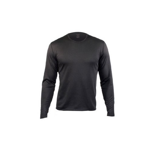 Hot Chillys Pepper Bi - ply Crew Top Black