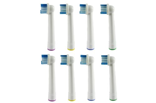 8 Count Generic Oral B/Oral Braun Compatible Replacement Brush Heads for Oral B/Braun Professional Care/Professional Care SmartSeries/TriZone/Advance Power/Pro Health/Triumph/3D Excel/Vitality Precision Clean/Vitality Dual Clean