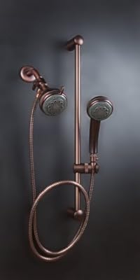 Kingston Brass K136a5ck Victorian 8 Inch Diameter Brass Showerhead With 12 Inch Shower Arm Oil Rubbed Bronze Fbjxbjkdxb