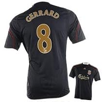 adidas Liverpool Away Gerrard 8 Shirt 2009 2010