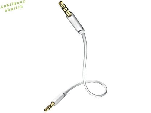 Inakustik In-akustik Star MP3-Audio-Kabel (3,5 mm Klinke auf 3,5 mm Klinke) 1,5 m wei&szlig;