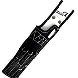（まとめ）電工ポケット WAIST GEAR 【充電ドライバー差し×5セット】 ホワイト（白） マーベル MDP-100AW