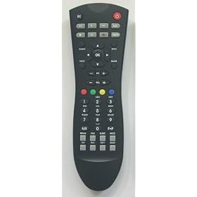 RC1101-black Original Remote Control (original spare part) for specific models of PVR/DTR boxes Akura, Alba, Bush, Digihome, Dual, Durabrand, Evesham, Ferguson, Goodmans, Grundig, Luxor, Maplin, ONN, Proline, Sharp, Technika, Techwood, Wharfedale PVR/DTR.