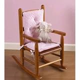 Heavenly Soft Childs Rocking Chair Cushion - color: Minky Blue