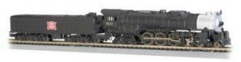 Bachmann Industries Northern 4-8-4 with Operating Headlight and 52? Tender - Rock Island 5113 N Scale-image