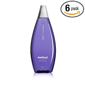 method Ultra Concentrated Dish Soap, French Lavender, Case Pack, Six - 25 Ounce Bottles (150 Ounces)