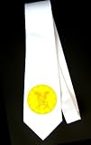 Party Decoration Necktie with gold, coin, emblem, ancient