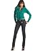 Apple Bottoms Fleece Hooded Zip Front Jacket &amp; Skinny Dip Jeans