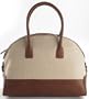 Liz Claiborne Natural/Brown Large Satchel Handbag