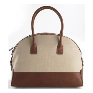 Liz Claiborne Natural Brown Large Satchel Handbag
