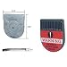 Techko S096 Indoor Vibration Sensor Alarm, Solar Powered, Ultra Slim Design