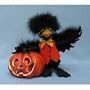 Annalee 8" Jack O Lantern Crow Lighted Halloween Figure