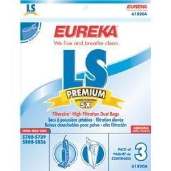 Sanitaire 61820A Style LS High Filtration Vacuum Bags (3 pack)