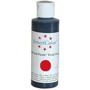 Americolor 4.5 Oz Super Red Soft Gel Paste
