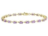 10KT 5.00CTW AMETHYST BRACELET