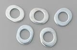 Gorilla Automotive Products 79906C: Lug Nut Washers, Steel, Zinc, Centered Oval, 1.312 in. x 1.065 in. O.D., Set of 5