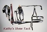 Deluxe Miniature/Mini Leather Driving Harness W/Brass