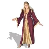 Renaissance Queen Adult Costume Plus Size 18-22 XLarge