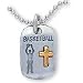 Fine Pewter Basketball Tag and 27-inch Chain