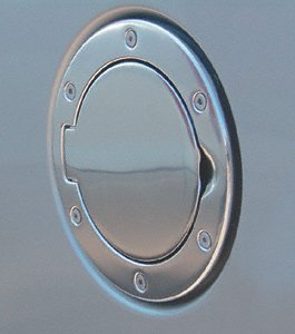 Billet Style Gas Cover; Aluminum; Polished Finish;