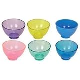 Superdental New Brand High Quality 6PCS Lab Flexible Alginate Rubber Mixing Colour Bowl Small/Medium/Large Size