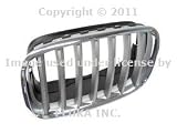 BMW Genuine Grill / Grille, front, left for Hybrid X6 X5 3.0si X5 3.5d X5 35dX X5 35iX X5 4.8i X5 50iX X5 M X6 35iX X6 50iX X6 M