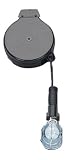 Cord Reels: Coleman Cable 05570 Luma-Site 16/3 SJT 30-Foot Trouble Light with Metal Guard with Outlet