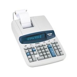 Professional Calculator, 12-Digit, 5.0 lps, Financial Calculations, Loan Wizard VCT15606 by Victor