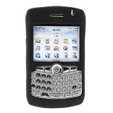 yooZoo Silicone Skin Case for RIM BlackBerry Curve 8300 series 8300 / 8310 / 8320 SmartPhone Cellphones - Midnight Black