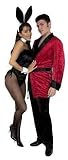 Men Med (40-42 Jacket) Red Costume Smoking Jacket and Pants.