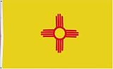 Large 3x5 New Mexico State Flag US USA American Flags