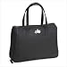 Angel Ornamented Black Bible Satchel Travel Carrier