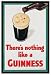 Nothing Like A Guiness Moon Face Tin Sign