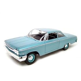 1962 Chevrolet Bel Air Diecast Model Blue 1:18 Die Cast Car by 