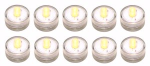 Sival 80005 - Amber Submersible LED Flora Lyte Tealight 10 Pack