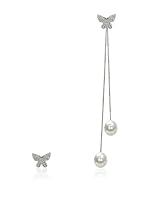 Mayumi Pendientes Fancy plata de ley 925 milésimas