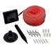 Flipo Solar 50 LED Rope Light, Red