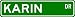 KARIN Street Sign ~ Personalized Family Lastname Sign ~ Gameroom, Basement, Garage Si...