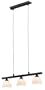 Eglo 88495A Kyra-1, Antique Brown/Champagne, 3-Light Pendant Light Fixture
