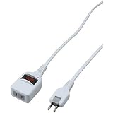 YAZAWA(ヤザワコーポレーション) ノイズフィルター集中スイッチ付タップ1個口2m Y02BKNS112WH