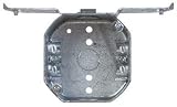 Raco 164 4 Octagon Box, 1-1 2 Deep, 1 2 Side Knockouts, NMSC clamps, Wood Metal Stud Bracket