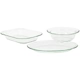 Pyrex Serveware Simple Elegance Waves 3-Piece Set