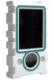 Green And White - Microsoft Zune Tough Silicone Two Tone Skin Cover