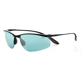 Bolle Sunglasses Kicker Shiny Black Frame with Competivision Gun Tennis Lenses