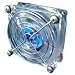 Crystal PCToys 80mm l Fan (blue LED and manual).