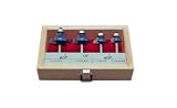 Woodline USA WL-2024 4-Piece 1/4-Inch Shank Roundover Set